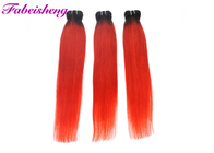 Il rosso inferiore spesso ha colorato le estensioni dei capelli 18&quot; 20&quot; 22&quot;/pacchi brasiliani dei capelli umani